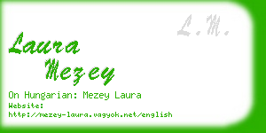 laura mezey business card
